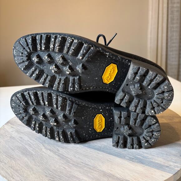 The Office of Angela Scott Miz Stewart Black Leather Oxford Shoes EU 38.5 US 8.5 - Picture 10 of 16